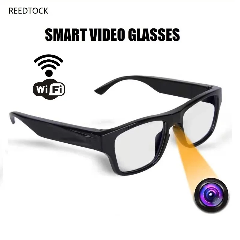WIFI Glasses Camera 1080P Video For Driving Record Cycling Eyewear Camcorder Outdoor Smart Touch Button Mini | Электроника