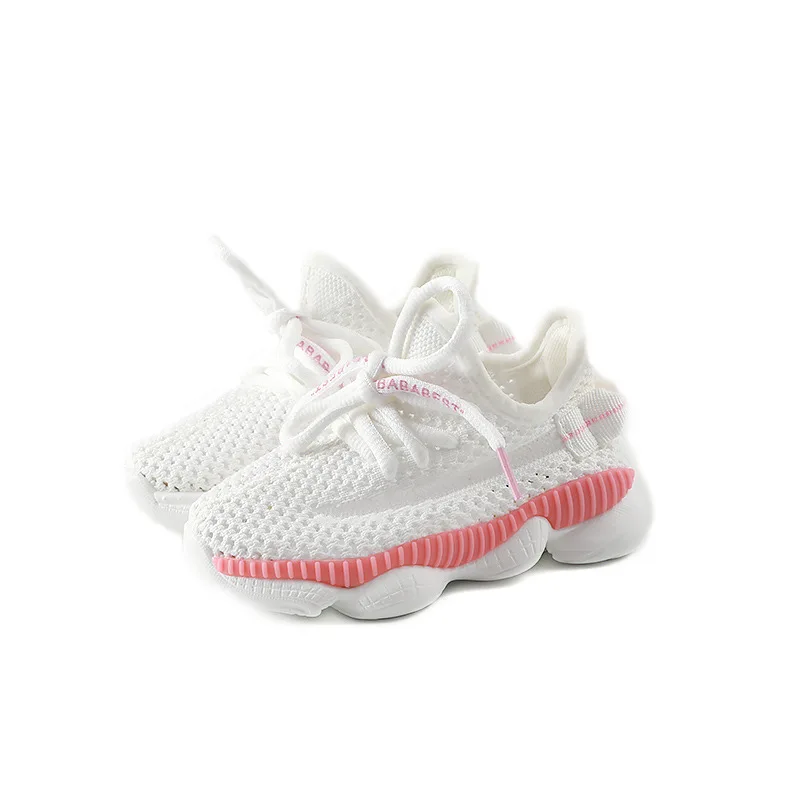 

2019 Girls Boys Mesh Sneakers Baby/Toddler/Little/Big Kid Lightweight Casual Trainers Children School Student Sport LaceUp Shoes