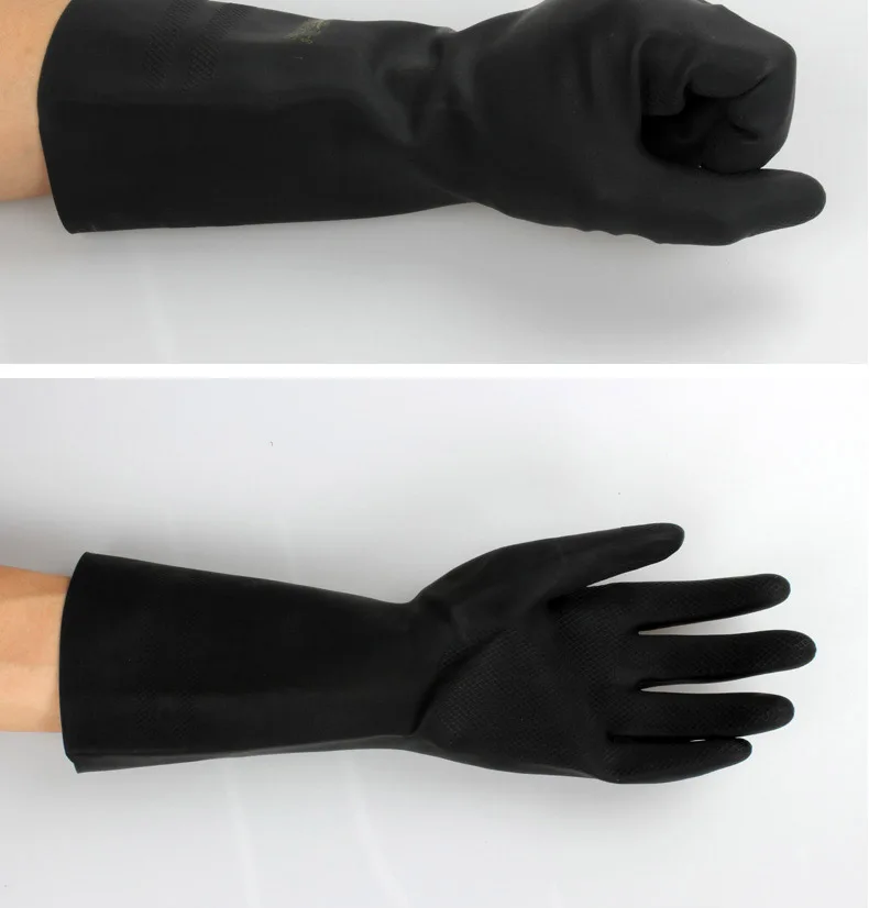 Ansell Acid And Alkali Resistant Safety Gloves Waterproof Oil Anti-Skid Gloves CE Certification Chemistry Laboratory Protection (1)