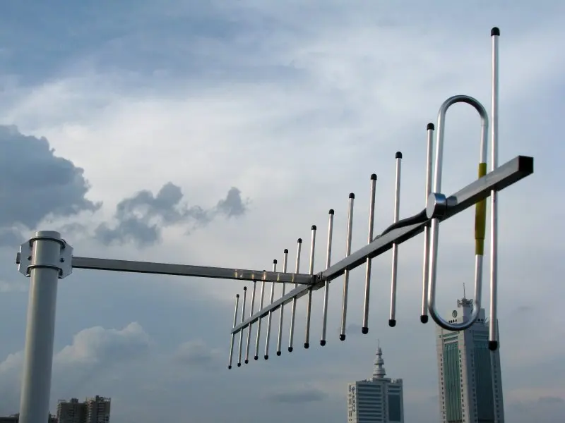UHF high gai yagi base antenna 14dBi UHF 435M