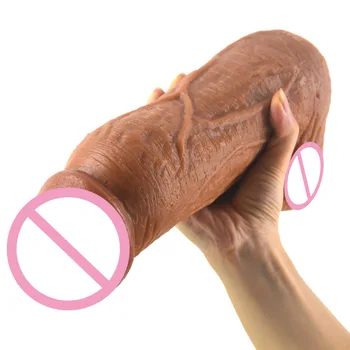 FAAK 3.18 Inch Thick Huge Dildo Giant Penis Tough Sex Toys for Women Vagina Stuffed Stimulate Lesbian Women Maturbation Sex Shop
