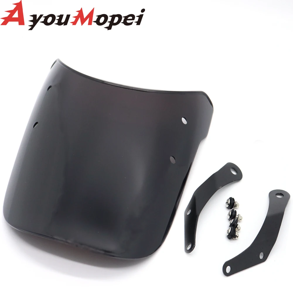 Parabrezza Pare-Brise Per Yamaha Sr400 Sr500 Srv250 Srx400 Srx600 Srx 600 400 Sr Srv Parabrezza Moto 7 "Faro Rotondo