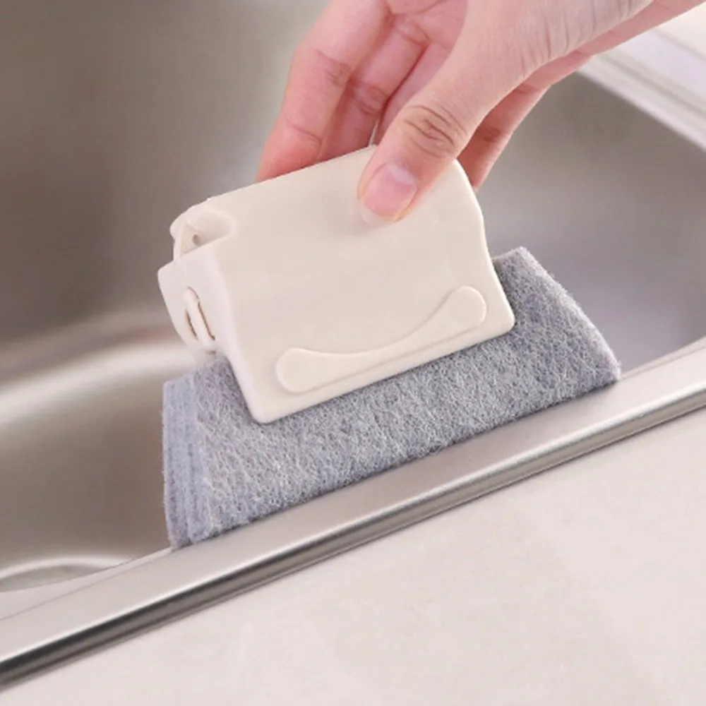 Portable Size Home Window Cleaning Tool Handheld Window Slit Trench Doors Groove Dust Removal Cleaning Brush Dropshipping