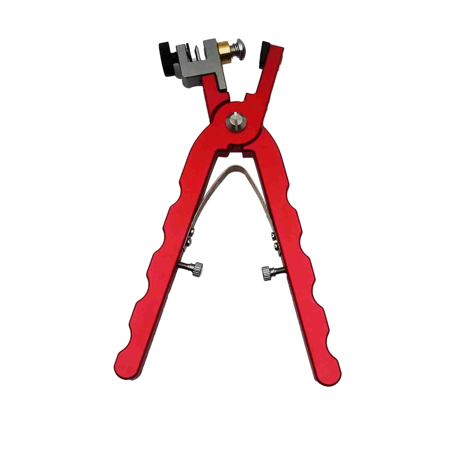 

F31227 Leather Watch Bracelet Cutting Plier for Straps to Fix Catches Spring Bar Hand Tool Pliers Red Straight
