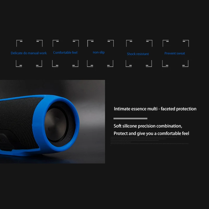 Силиконовый чехол для JBL Charge 4 Bluetooth динамик жесткие силиконовые для путешествий Чехол портативная Водонепроницаемая беспроводная Колонка Сумка для хранения