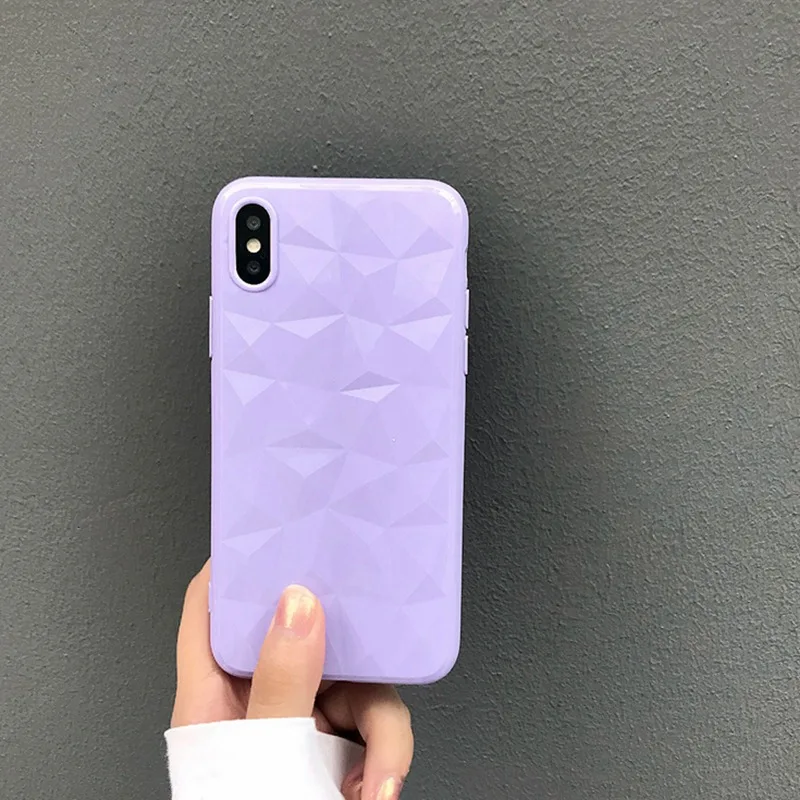 Чехол для iPhone 6 6S Plus 7plus iphone 7 10 мягкий ТПУ чехол карамельных цветов с 3D алмазным