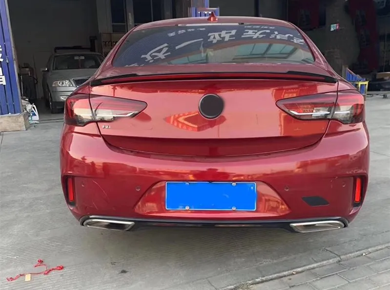 ABS пластик задний ящик крыло спойлер со светодиодный светильник тормоза для Buick Regal