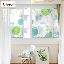 DICOR витражная пленка на Окно Матовая непрозрачная стеклянная наклейка для конфиденциальности домашний декор цифровая печать BLT1641 Botanic сад