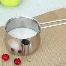 Мини кастрюля для подогрева молока соусы масло шоколад плавильная кастрюля ручка из нержавеющей стали