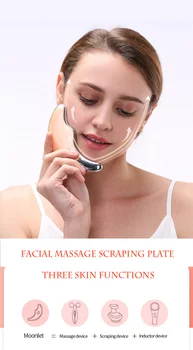

USB Charging Facial Skin Massage Scraping Tool For Body Neck Face Massage Scrapin Face Lifting Firming Beauty Scraping Board
