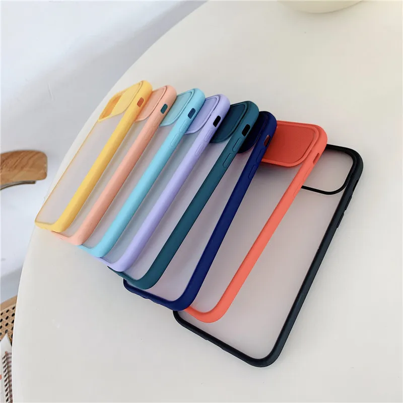 Funda For Iphone 12 pro Case Luxury Camera Lens Candy