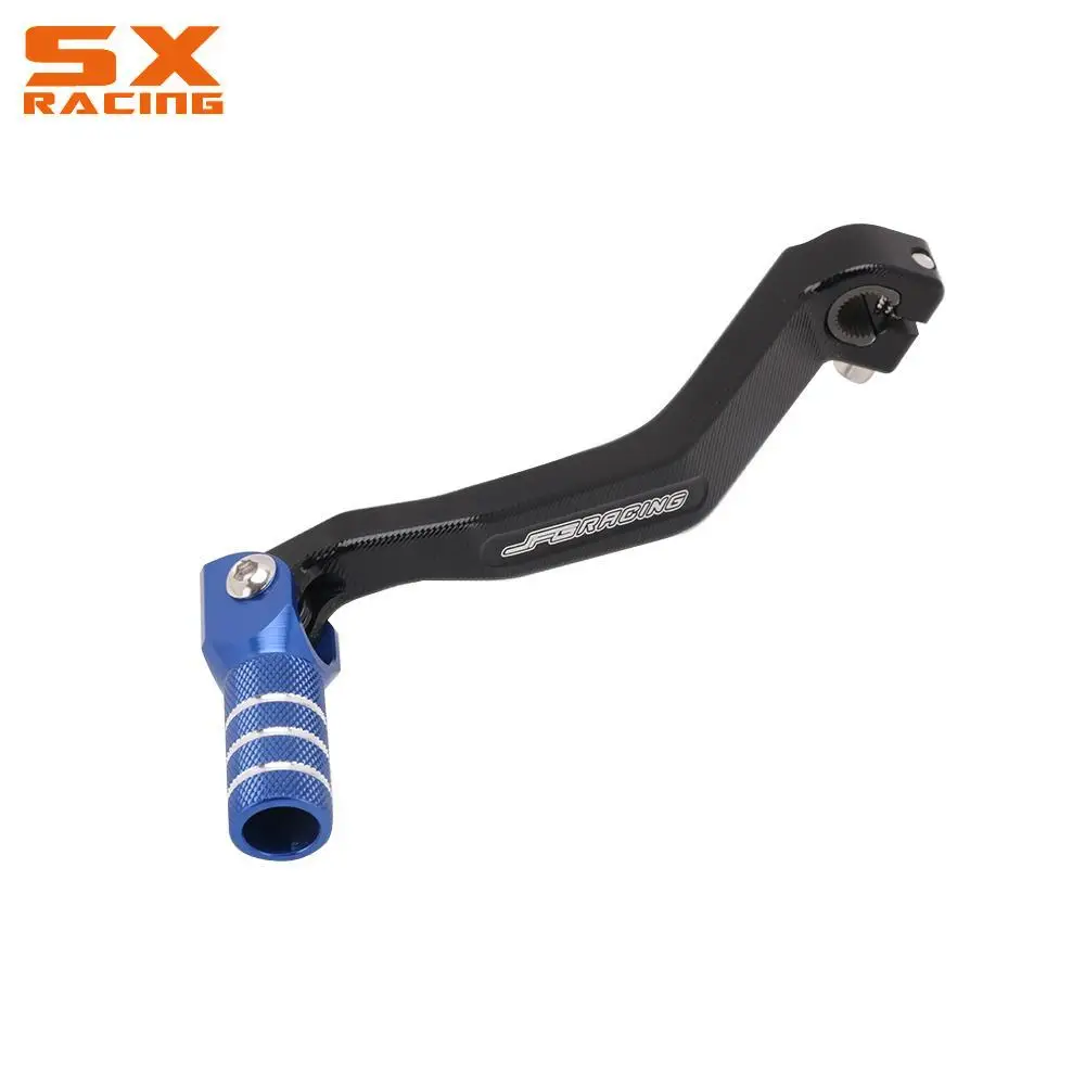 Motorcycle Gear Shifter CNC Gear Shift Lever Foot Pegs Rest Footrests Pedal Footpegs For Yamaha YZ125 YZ250 2005-YZ125X YZ250X YZ 125 250 125X 250X
