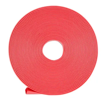 

uxcell Heat Shrink Tubing 11mm Dia 17mm Flat Width 2:1 Heat Shrink Wrap Cable Sleeve Heatshrink Tube 5m Red Polyethylene