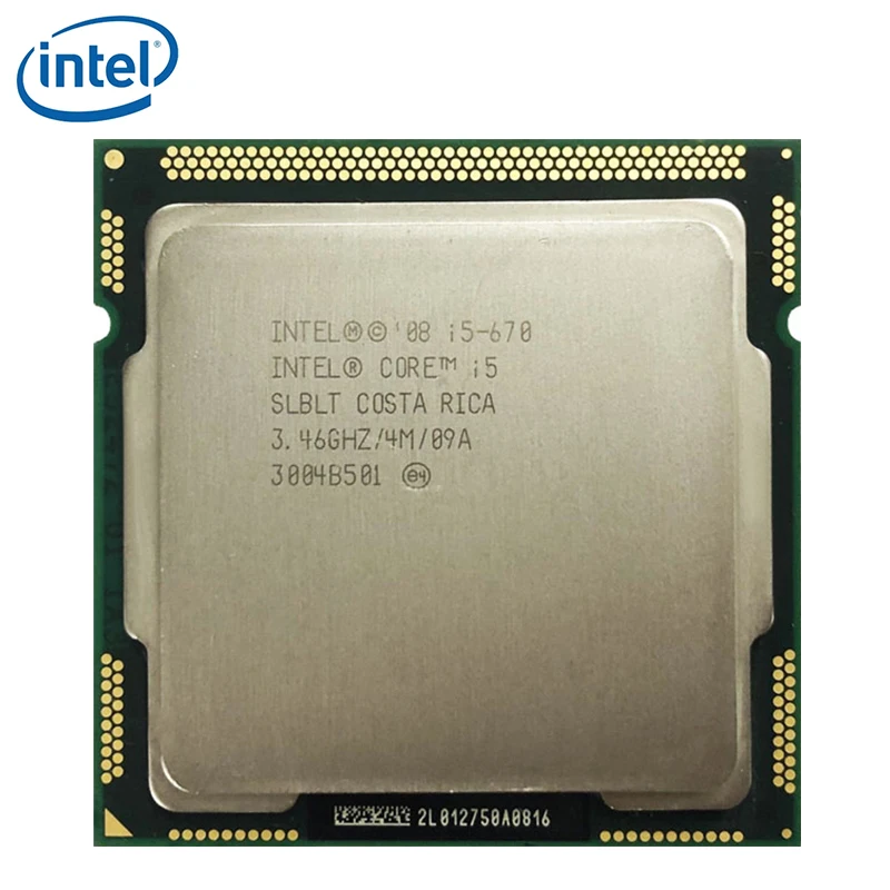 

Intel Core i5-670 i5 670 3.46GHz Dual-Core CPU Processor 4M 73W LGA 1156 tested 100% working