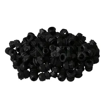 

CNBTR 100 PCS PG16 Waterproof Button Box Cable Wire Connectors 38mm Length