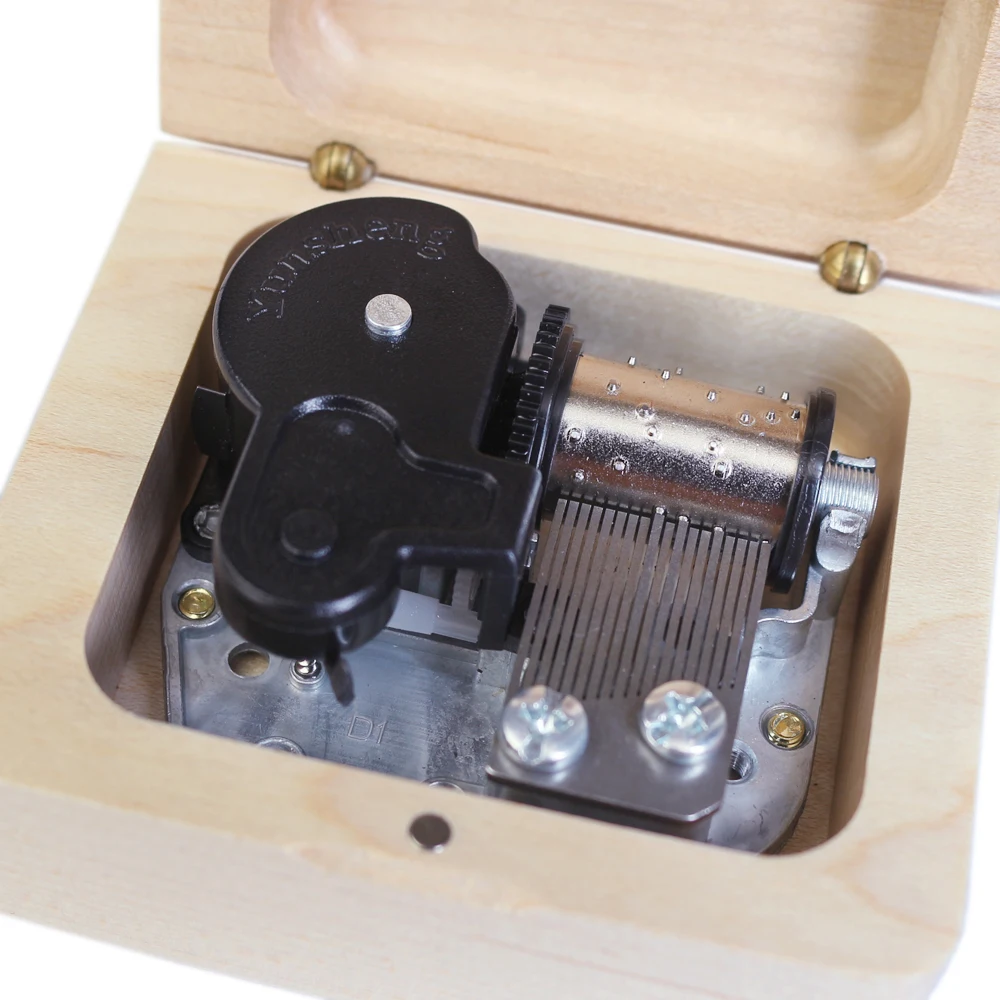 Sinzyo Handmade Wooden The lord of rings Music box birthday Gift For Christmas/Birthday/Valentine's day gift boxs Maple