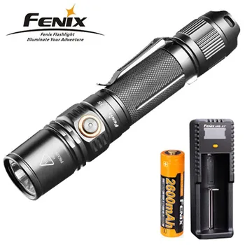 

Fenix PD35 V2.0 LED Flashlight 1000 Lumens PD35V2 2018 edition + fenix 2600mah battery + fenix D1 charger