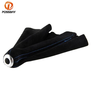 

POSSBAY Stitches Auto Car Dust Dust-proof Manual Gear Knob Shift Shifter Lever Stick Collars Nubuck Leather Gear Gaiter Boot