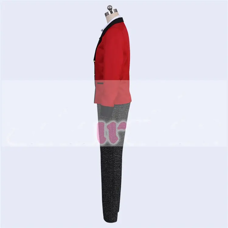 Аниме Kakegurui компульсивный игрок Косплей Костюм Suzui Ryota красный пальто брюки мальчики школьная форма костюм