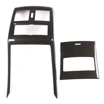 

2Pcs Car Rear Row Air Conditioning Vent Frame Trim for Mercedes Benz GLE Class GLS GL ML320 350 400 2013-2019