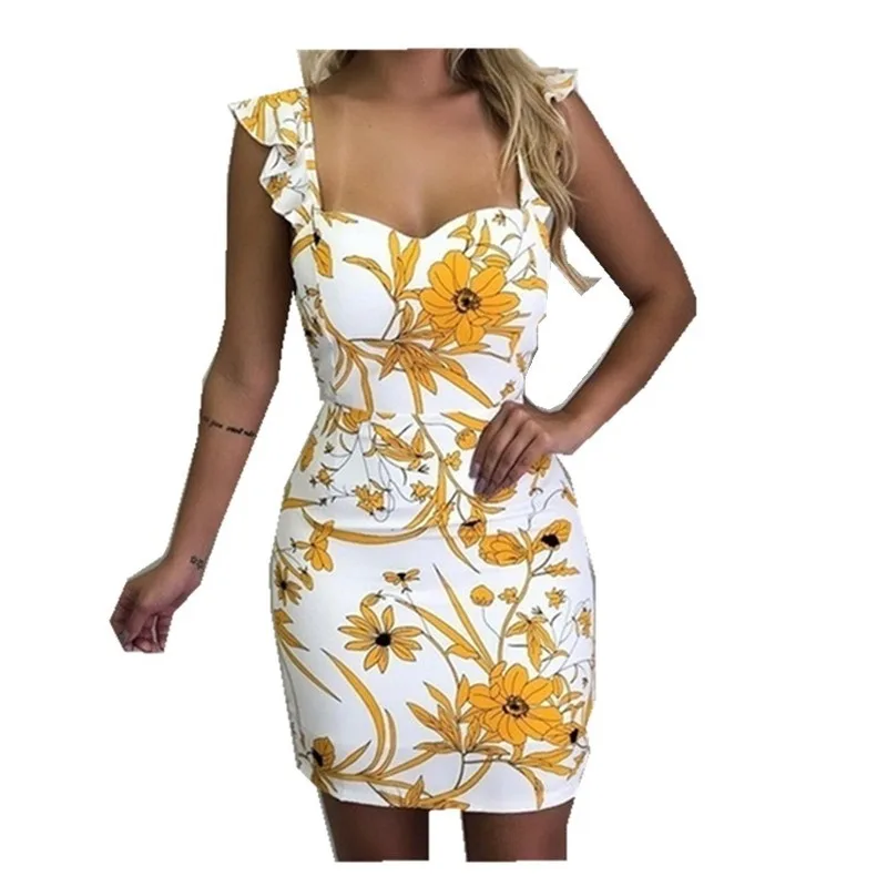 Plus Size Slim Dresses for Women 3xl 4xl 5xl New Fashion V Neck Sexy Summer Black Evening Party Beach Mini Dress | Женская одежда