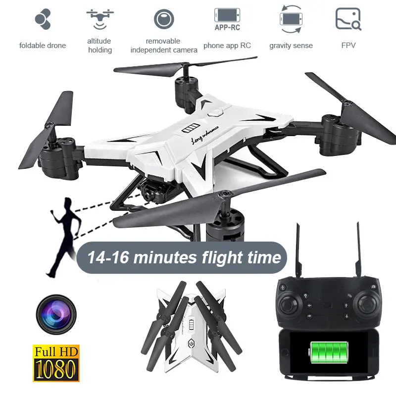 

KY601S Full HD 480P/1080P 4 Channel Long Lasting Foldable Arm RC quadrocopter with camera Drone WIFI timely transmission