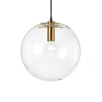 

Modern Nordic Chandelier Multi-lights Staircase Pendant Glass Ball Light for Living Room Stairs LXY9