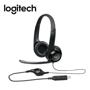 

Logitech H390 Stereo Earphone USB Wired Computer Headset With Noise Reduction Foldable Mic With Control for Gaming Meeting Video