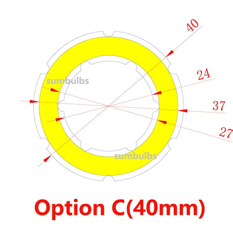 ตัวเลือกสินค้า วงแหวน LED แสงสีขาวอบอุ่น DIY 12V DC สำหรับตกแต่งบ้าน