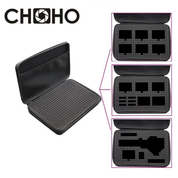 Custodia da viaggio fai da te Collezione di stoccaggio Schiuma portatile antiurto per Gopro 13 12 Insta360 Dji Osmo Pocket Camera Accessori