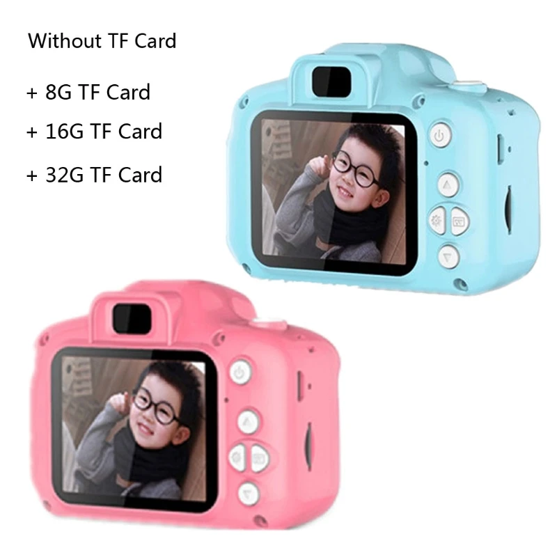 Children Kids Camera Mini Educational Toys For Children Baby Gifts Birthday Gift Digital Camera 1080P Projection Video DXAC