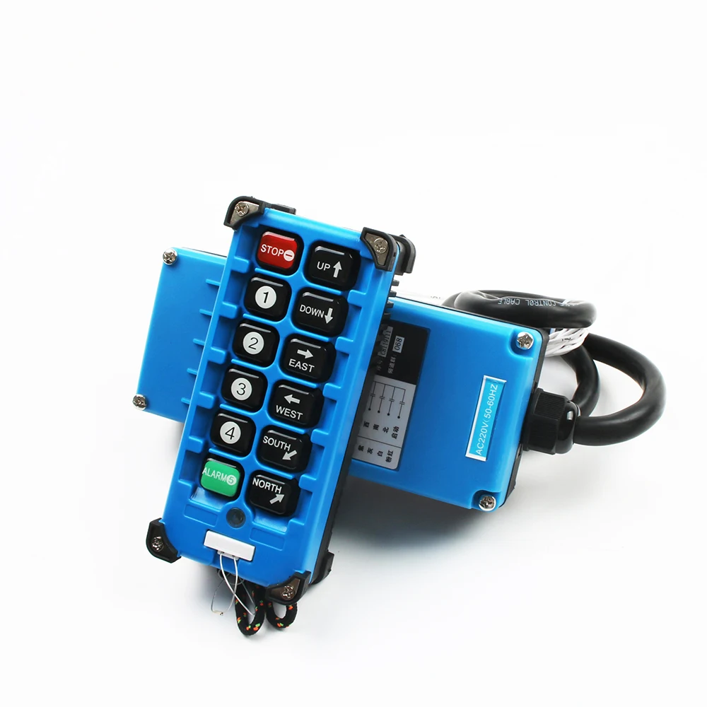 Беспроводной промышленный универсальный пульт дистанционного управления расстояние для мостового крана переключатель 6 каналов F21-E1B Синий Оранжевый 868 МГц - Цвет: YK-Blue-