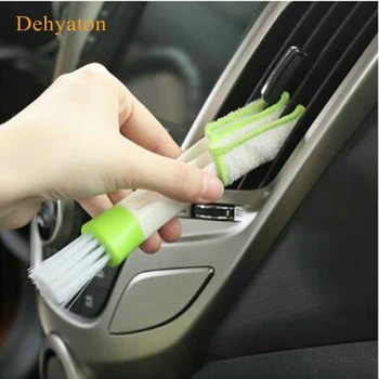 

Durable 2 In 1 Car Air-Conditioner Outlet Cleaning Tool Multi-purpose Dust Scrub Brush Car Interior Multi-purpose Brush