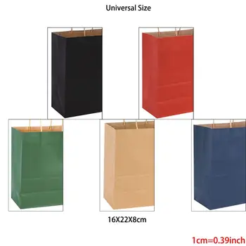 

Paper Bags 50 Pcs Gift Bags, Party Bags, Shopping Bags, Kraft Bags, Retail Bags, Party Bags, Paper Bags with Handles