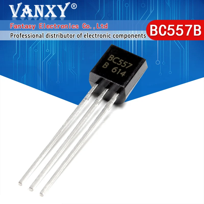 100PCS BC557B TO-92 BC557 TO92 557B New triode Transistor