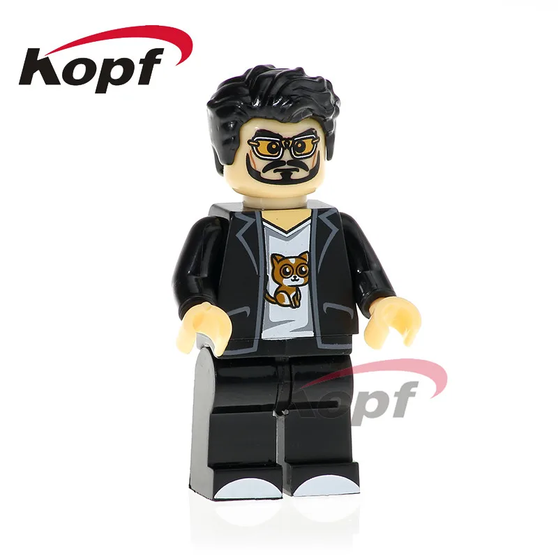

Building Blocks Single Sale Iron Man Ironman Wally West Ego Wasp The Flash Super Heroes Model Bricks Children Gift Toys XH 410