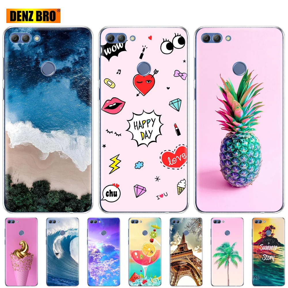 Чехол для huawei P smart Enjoy 7 S, мягкий силиконовый чехол для телефона из ТПУ с полной защитой, прозрачный чехол-бампер