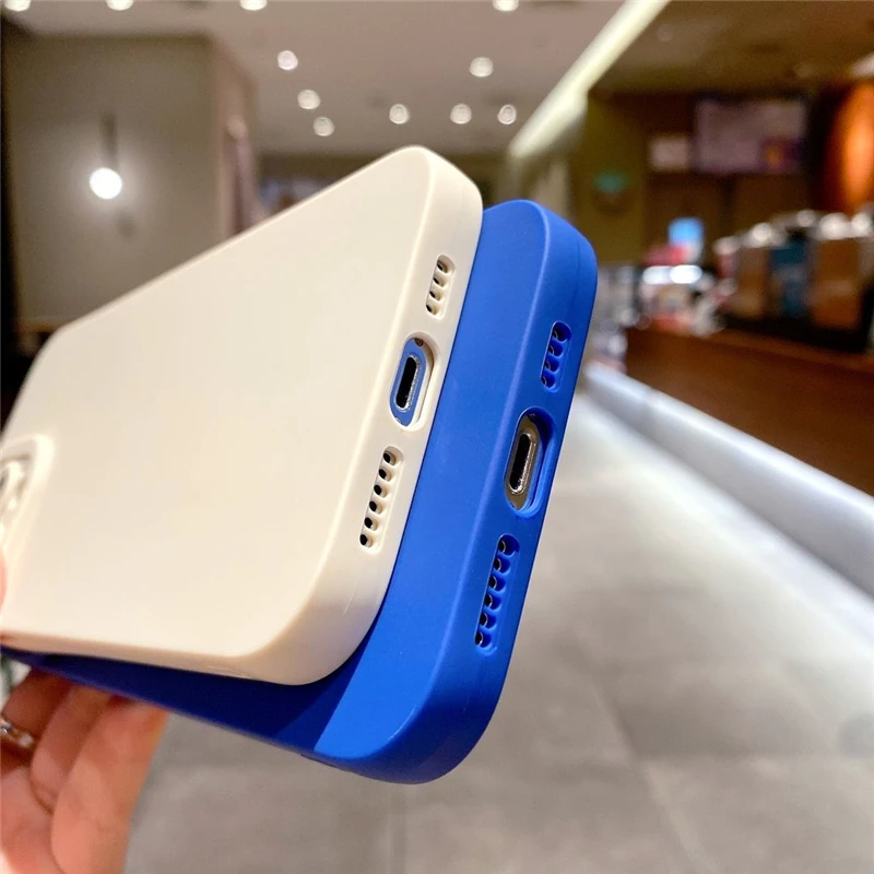 Colorful Matte Candy Silicone Case with Camera Protection