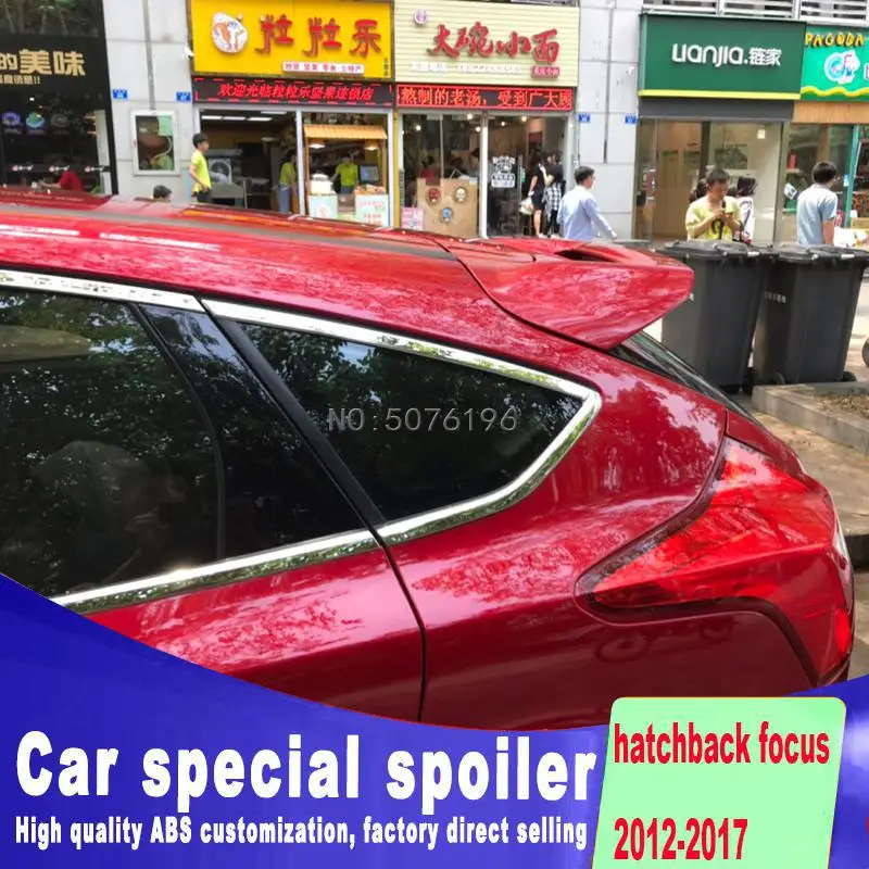 Средний спойлер для Ford focus 2012 2013 год hihg качественный спойлер из АБС-пластика DIY или праймера цвета