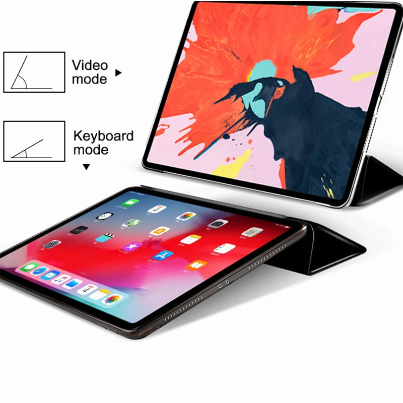 Чехол для Samusng Galaxy Tab A A6 7,0 ''2016 T280 SM-T280, флип-чехол тройного сложения, чехол-подставка из искусственной кожи, полностью умный чехол с автоматическим выходом из спящего режима-2