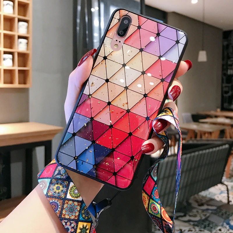 

Multi-Color Grid Phone Case For Samsung Galaxy A750 A6 A8 Plus 2018 A7 A5 2017 Note 4 5 C9Pro J4 J6 Plus J8 J310 J710 J510 Cover
