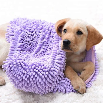 

Pet Bath Towel Dog Cat Dry Towls Soft Grooming Massager Absorbent Towel Quick-Drying Multipurpose Cleaning Tool Pet Supplies