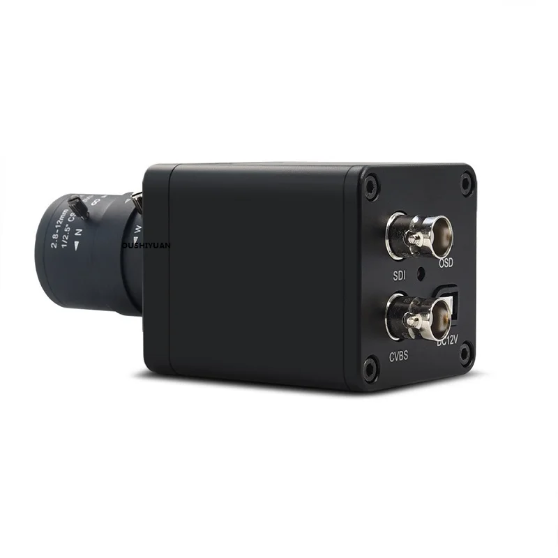 CCTV промышленный живой HD-SDI 2.0MP 1080P 1080i 60fps/50fps объектив 2,8-12 мм безопасности коробка SDI камера