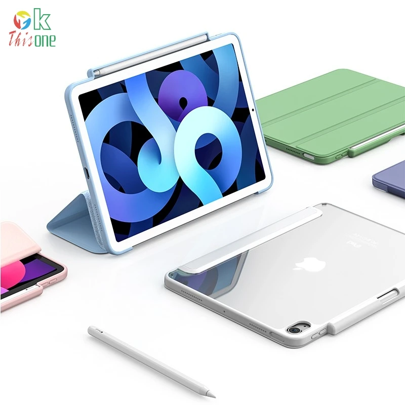 Обложка для iPad Air4 прозрачная задняя крышка Держатель пенал Air 4 2020 10 9 Дюймов