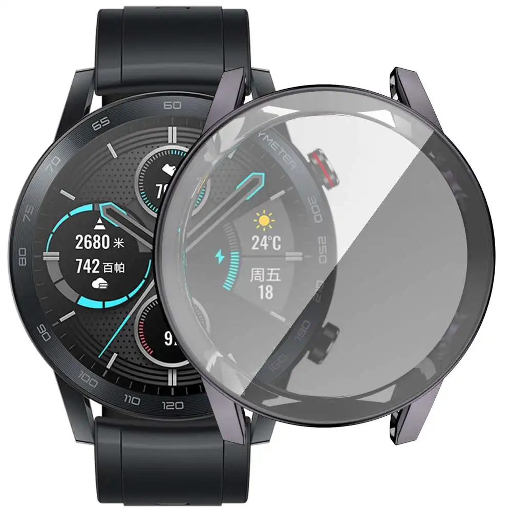 Ultra-Durable 360° Full Cover TPU Watch Case - Protective Bumper Cover