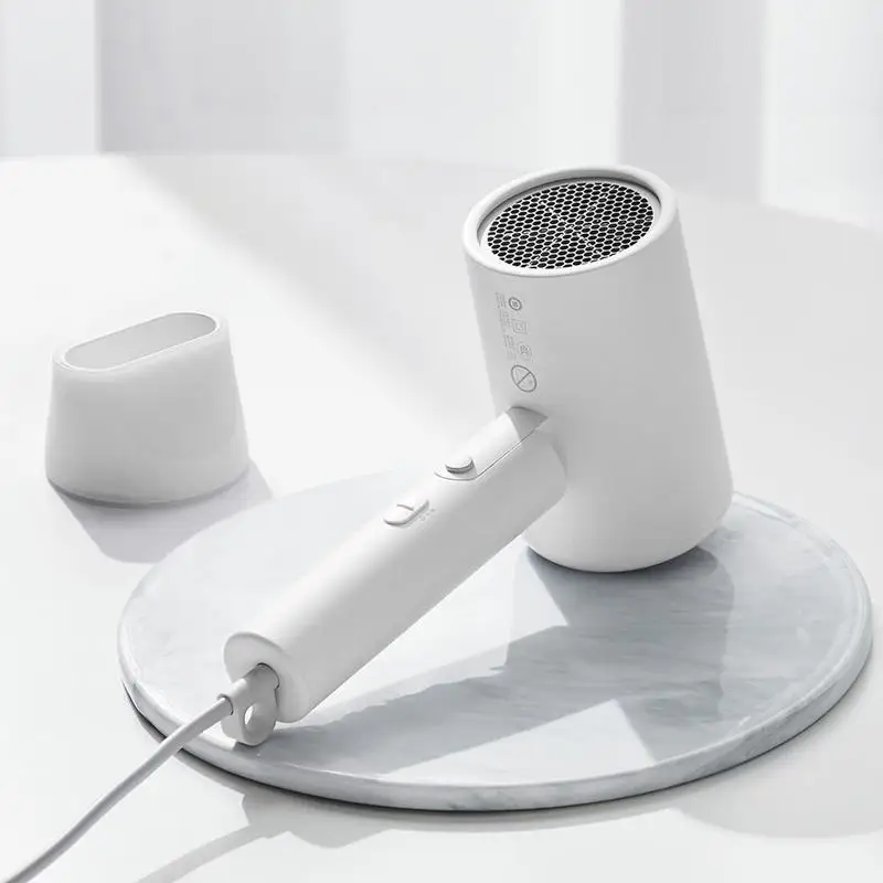 Xiaomi Mijia электрический фен для волос с отрицательными ионами, 1800 Вт, быстрая сушка, низкий уровень шума, парикмахерские, CMJO2L, XW, портативная складная ручка для путешествий