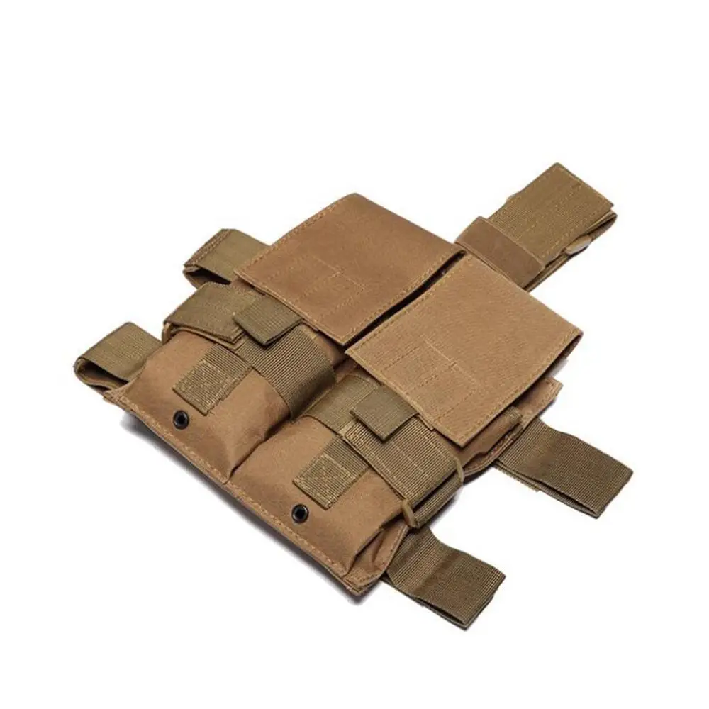 sand Тактическая Сумка Molle Double M4 5,56 мм Mag, подсумок для страйкбола, пейнтбола, панель, подсумок, ht256 - Цвет: sand