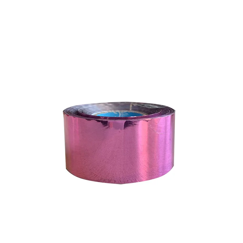 pink 1 рулон 3 см х 120 м 10 цветов фольга горячего тиснения теплопередача ламинирующая салфетка золочение ПВХ визитная карточка тиснение - Цвет: pink