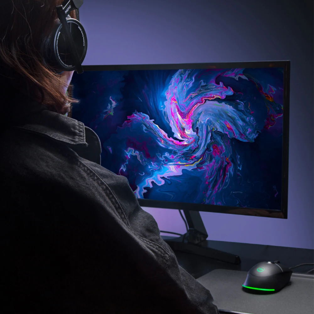 Xiaomi MIIIW 700G RGB Красочная Проводная игровая мышь 6 кнопок 7200 dpi эргономичная геймерская ПК мышь