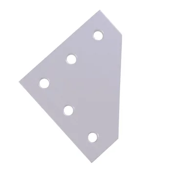 

3D Printer 90 Degree 90 x 90 x 4MM L type with 5 Hole Joining Plates for CNC 3030 V-slot Aluminum profiles